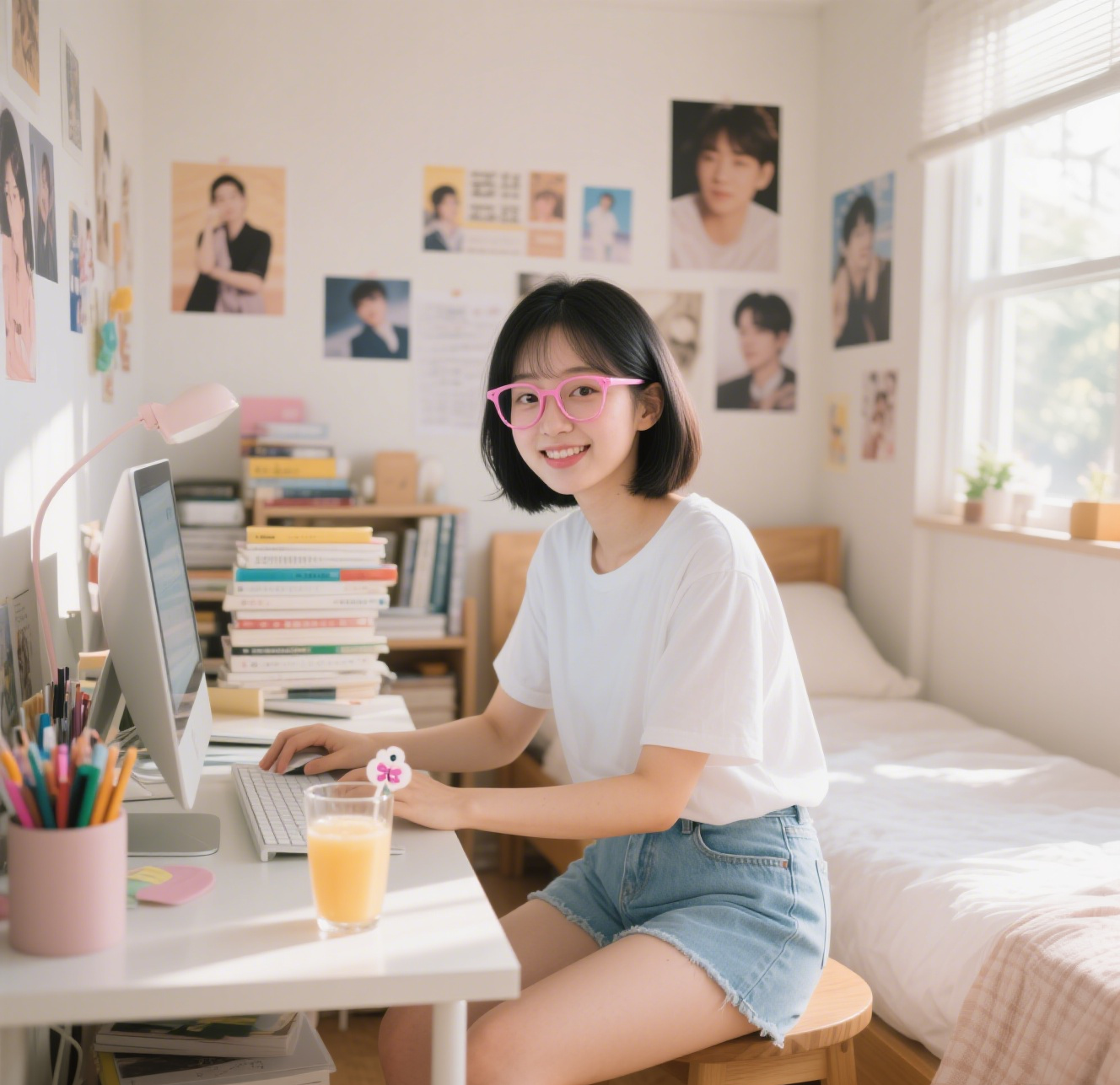 김민지, 대학생